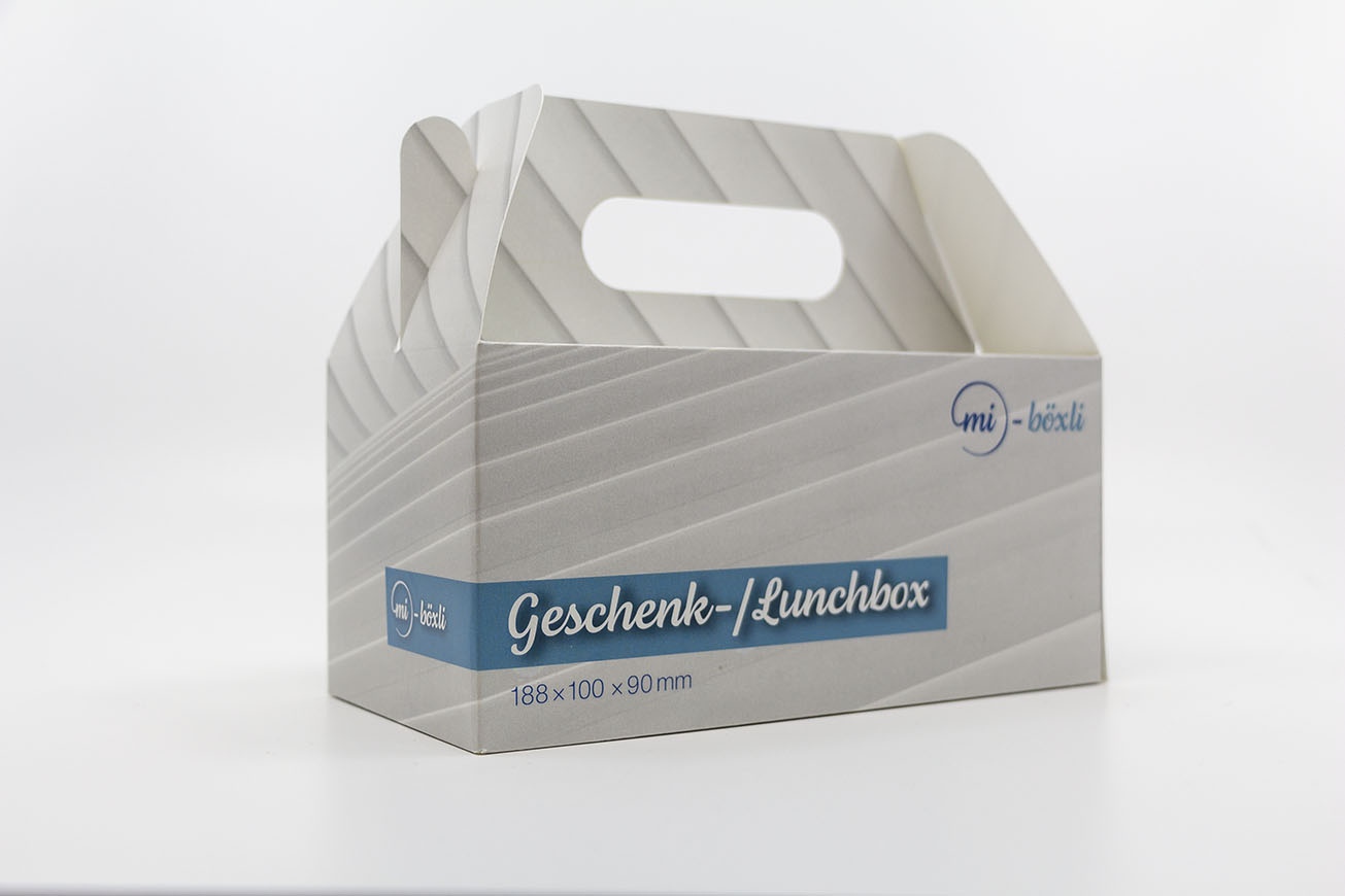 Geschenk- & Lunchböxli Glanzpapier